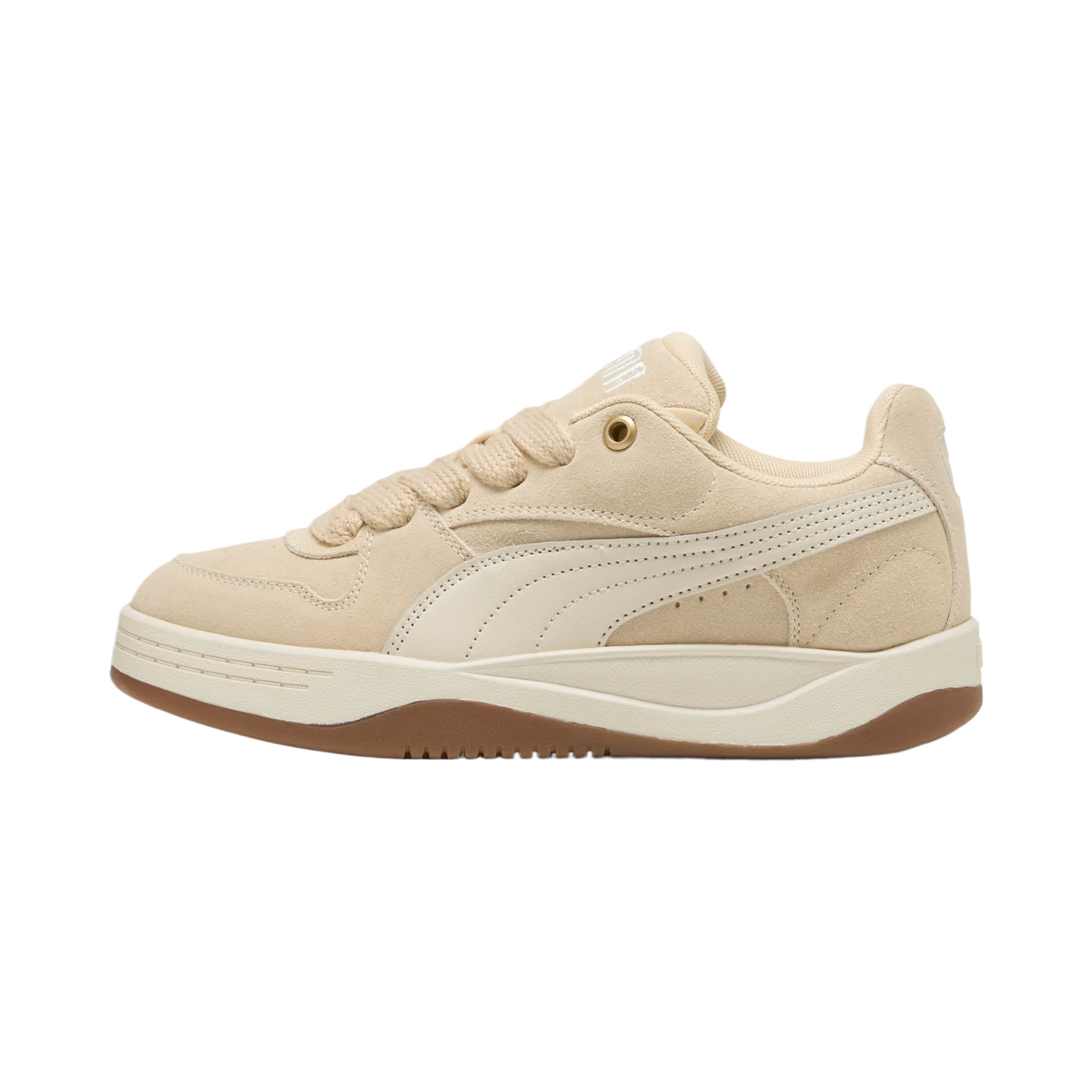 PUMA Park Luna Top Grain Leather Synthetic Leather Comfortable Simple Versatile Classic Casual Lifestyle Shoes Women's