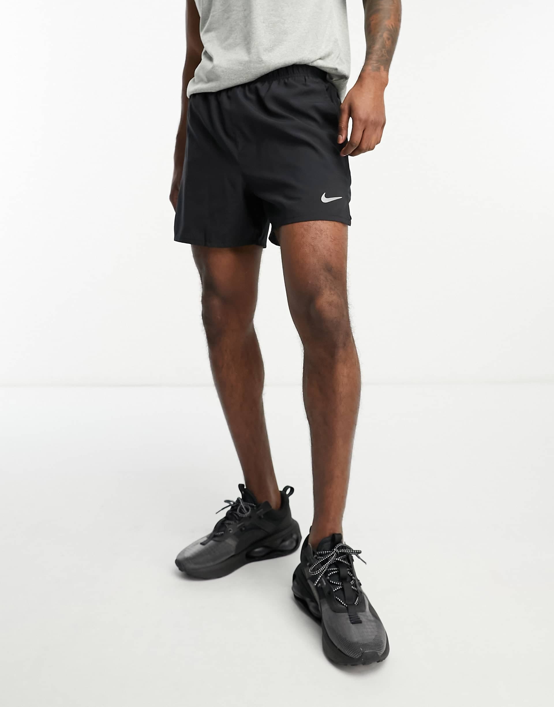 Nike Running Dri-FIT Challenger 5-inch shorts in black