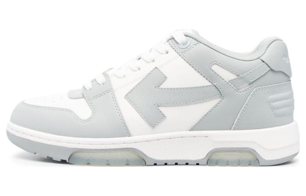 OFF WHITE Out Of Office Round Toe Lace Up Sneakers