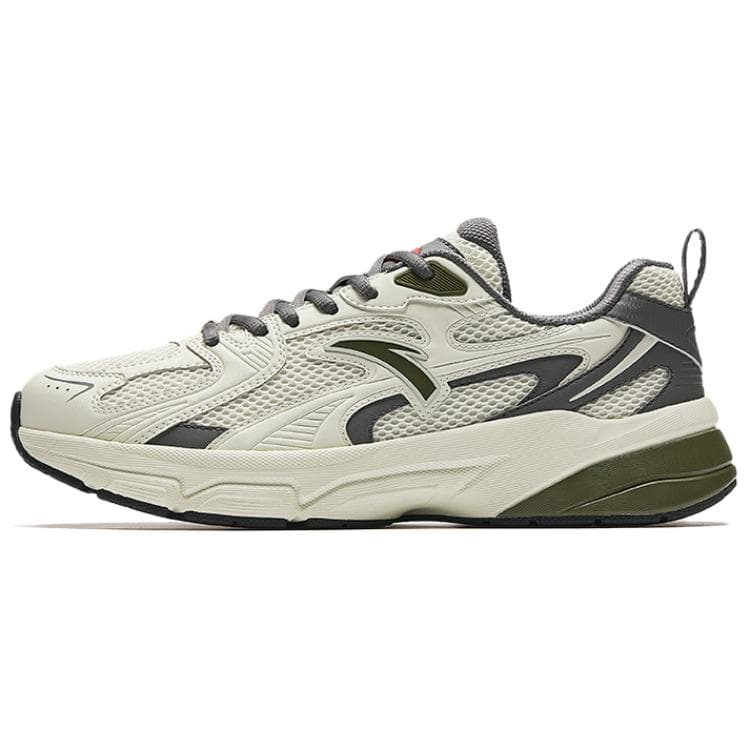 Anta Comfort AT803 Breathable Lightweight Low-Top Lifestyle Shoes Men's Burlap Grey Volcanic Grey