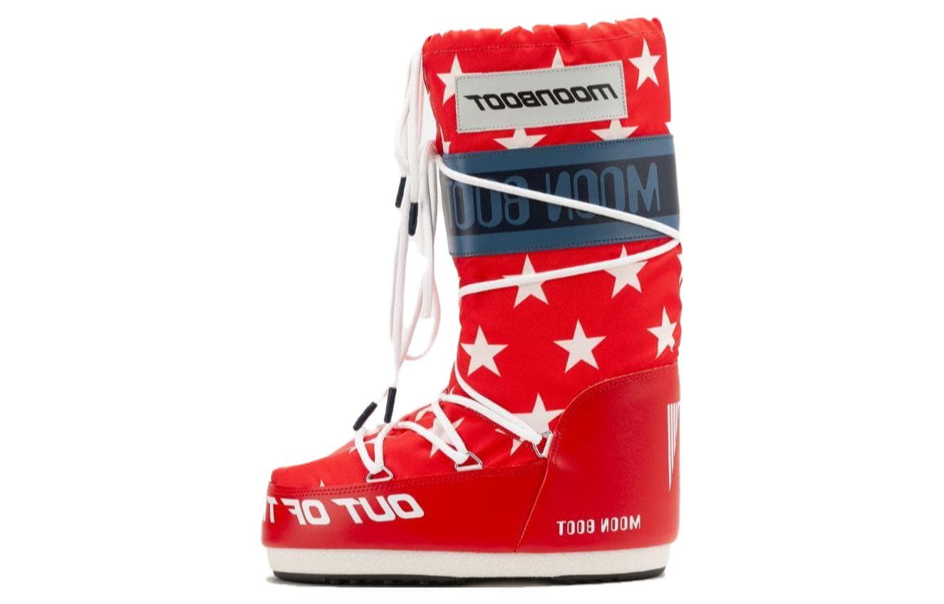 Moon Boot Icon Retrobiker Lace Up Snow Boots