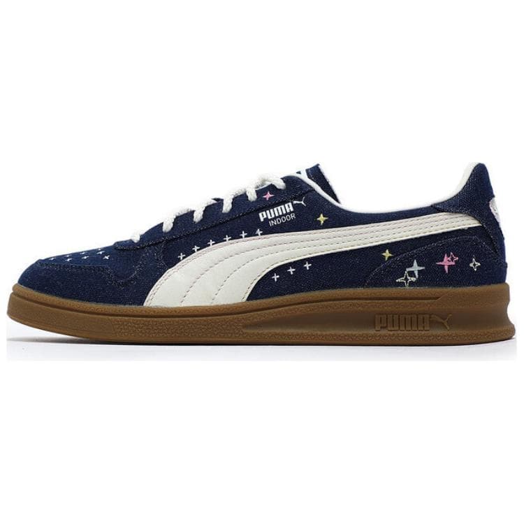 PUMA Skateboard Shoes Unisex Low-Top Navy Blue