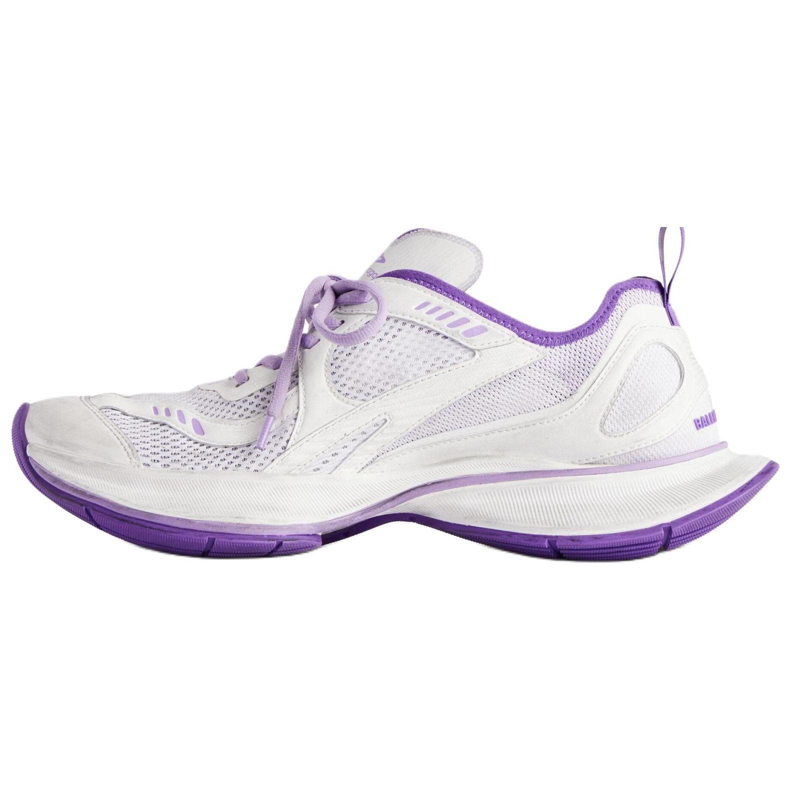 Balenciaga Circuit Round Toe Lace-Up Low-Top Casual Shoes Women's Purple
