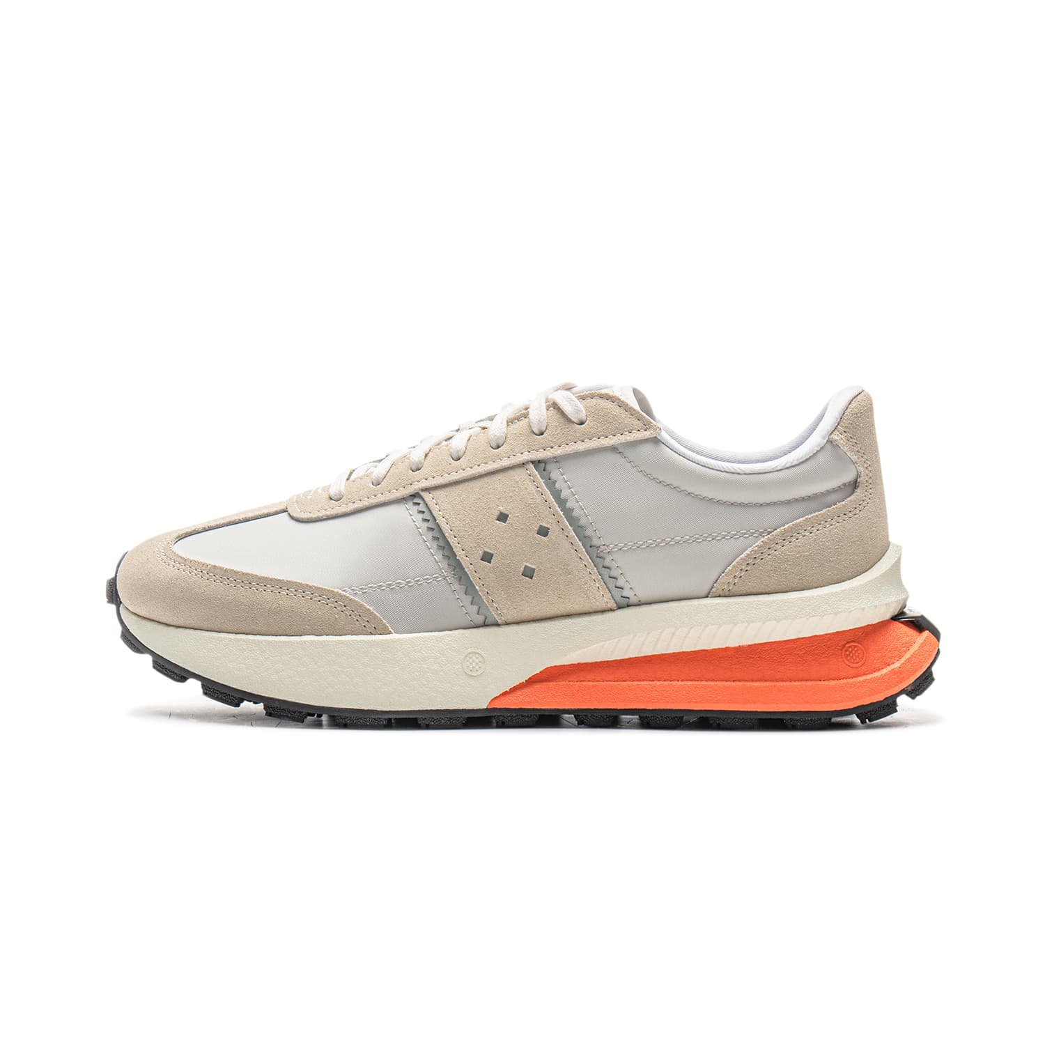 LI-NING Light Boat Comfortable Versatile Slip-Resistant Wear-Resistant Breathable Low-Top Casual Shoes Unisex Coast Grey Light Grey