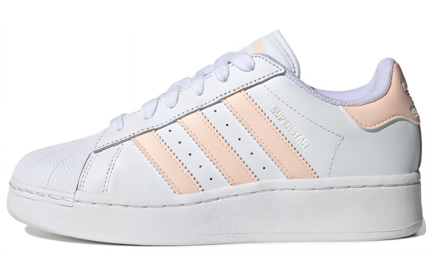 Superstar Women's Adidas Originals Xlg 'White Bliss Orange'