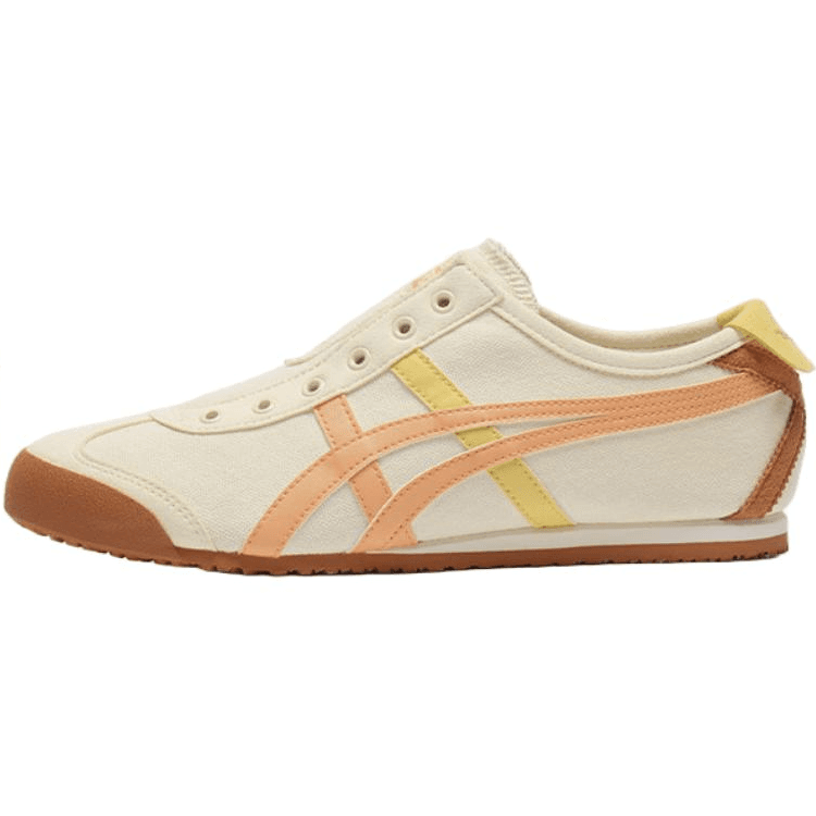 Onitsuka Tiger MEXICO 66 SLIP ON Abrasion Resistant Low Top Casual Shoes Unisex Beige