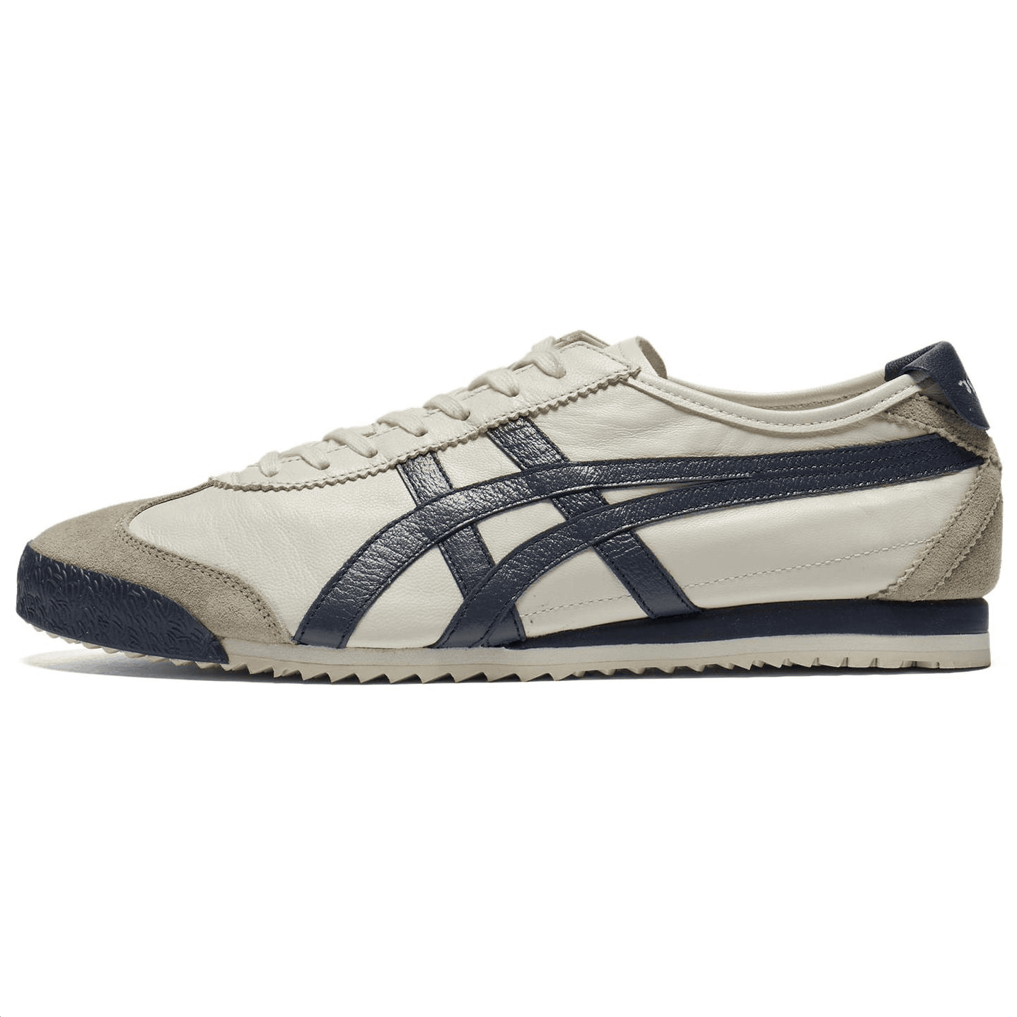 Onitsuka Tiger MEXICO 66 Anti-Slip Wear-Resistant Low-Top Casual Shoes Unisex Beige Blue