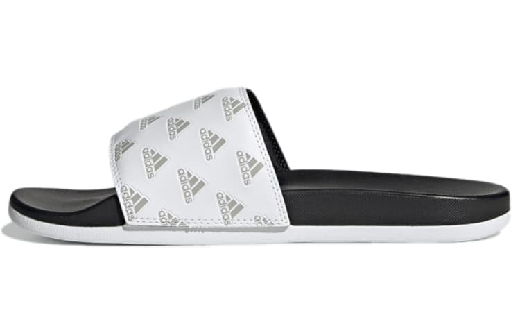 Adilette Adidas Comfort Slide 'Repeat Logo - White'