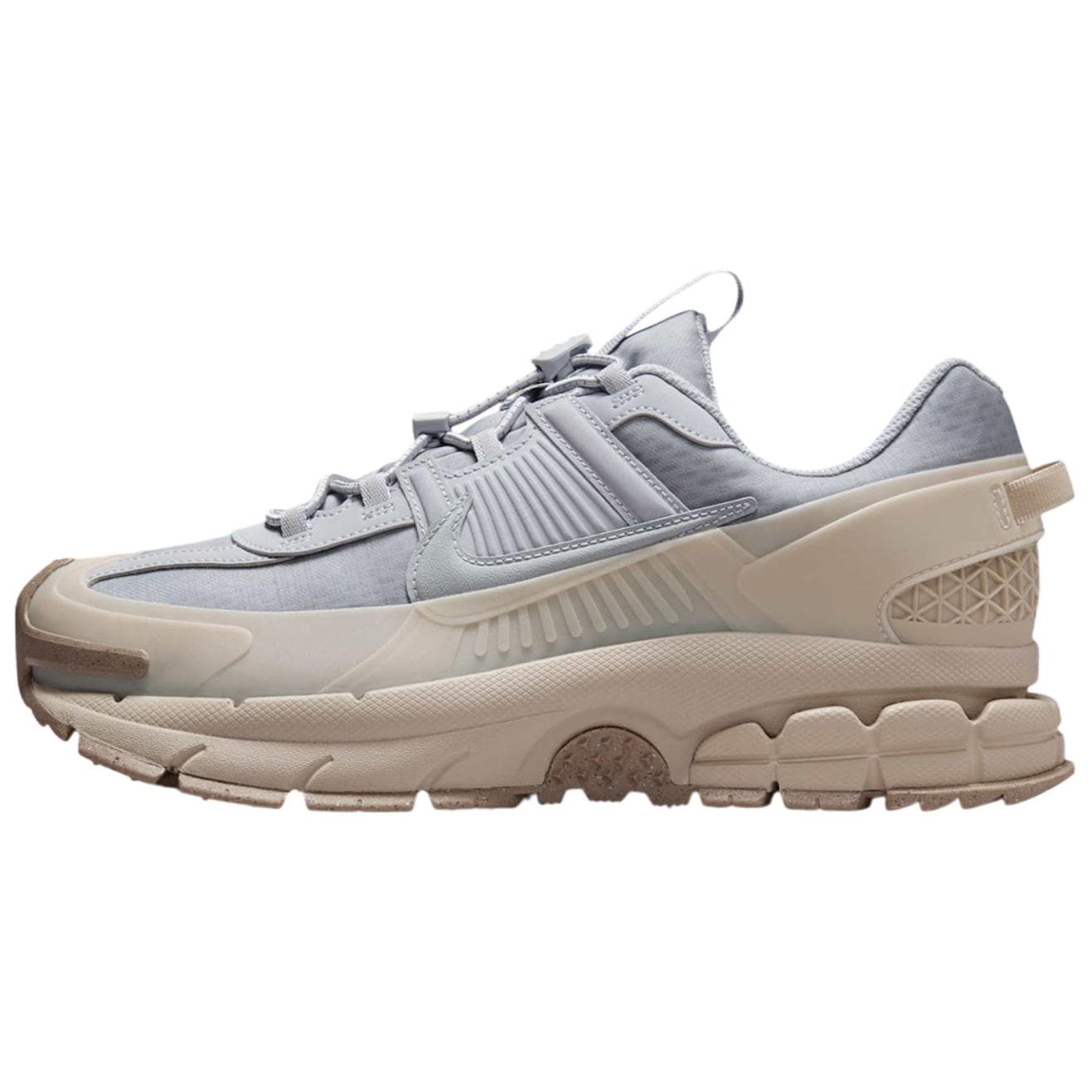 Nike ZOOM VOMERO ROAM Anti Slip Wear Resistant Low Top Casual Running Shoes Men's Gray Beige