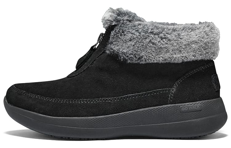 Skechers GO WALK Stability Durable Cushioning Knee-High Snow Boots Women's Black