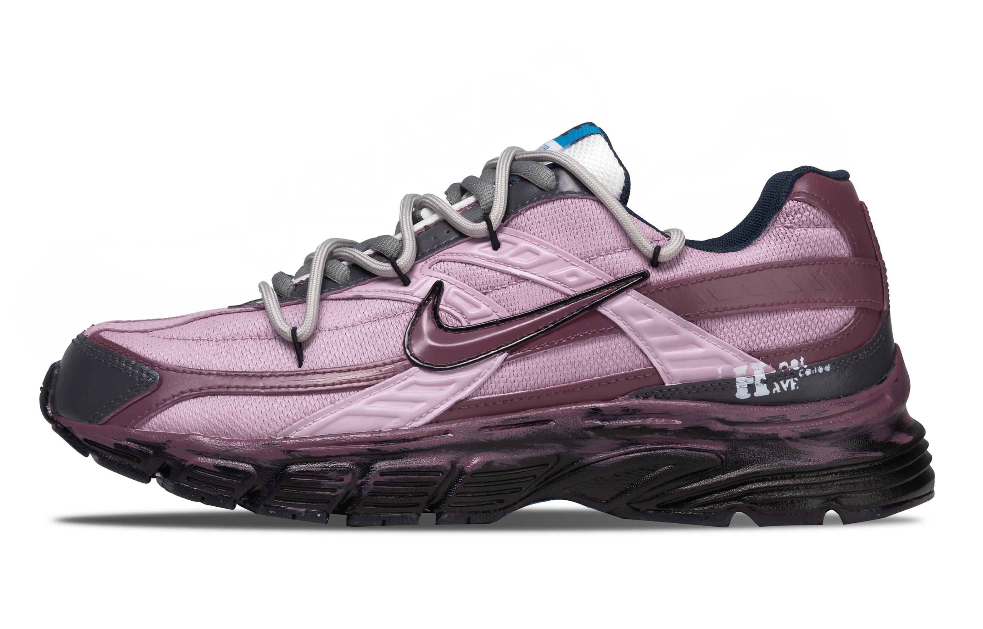 Custom Nike Initiator 'Six Six Eight Eight Purple Fog Night Patrol' Retro Distressed Cyberpunk American High-Street Fabric Leather Wear-Resistant Low-Top Casual Running Shoes Men's Pink Purple