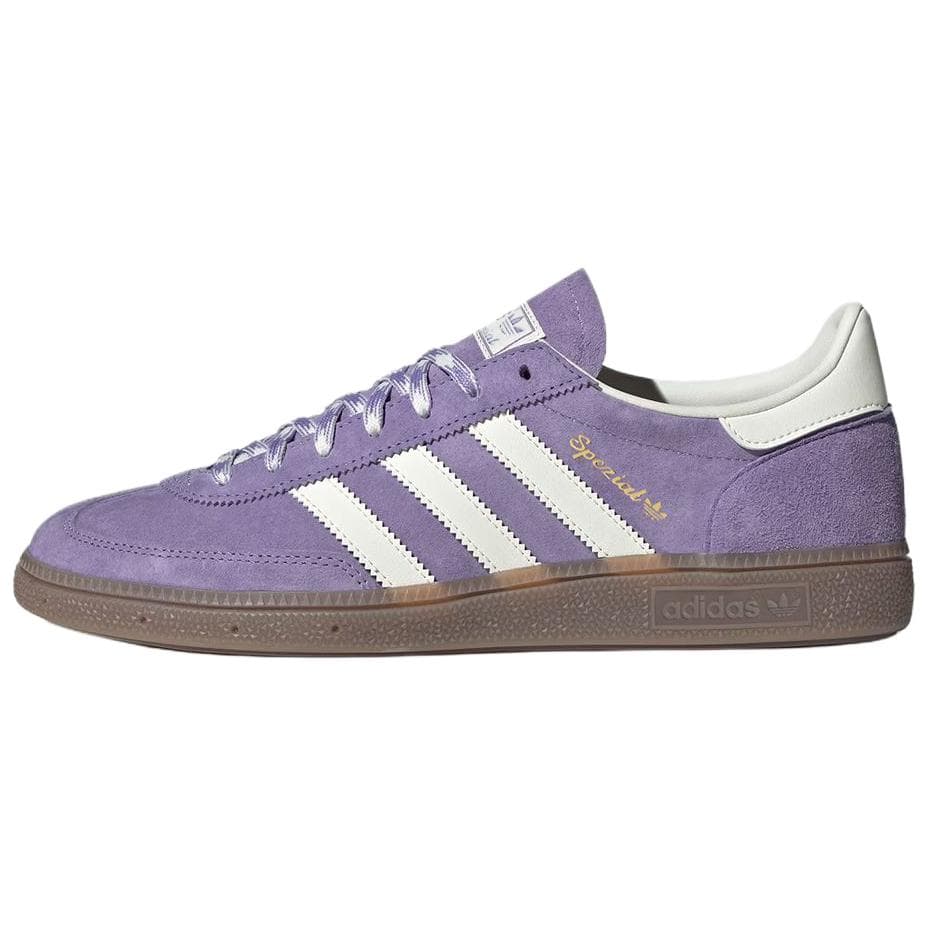Adidas Originals HANDBALL SPEZIAL Abrasion Resistant Low Top Skateboard Shoes Unisex Purple White