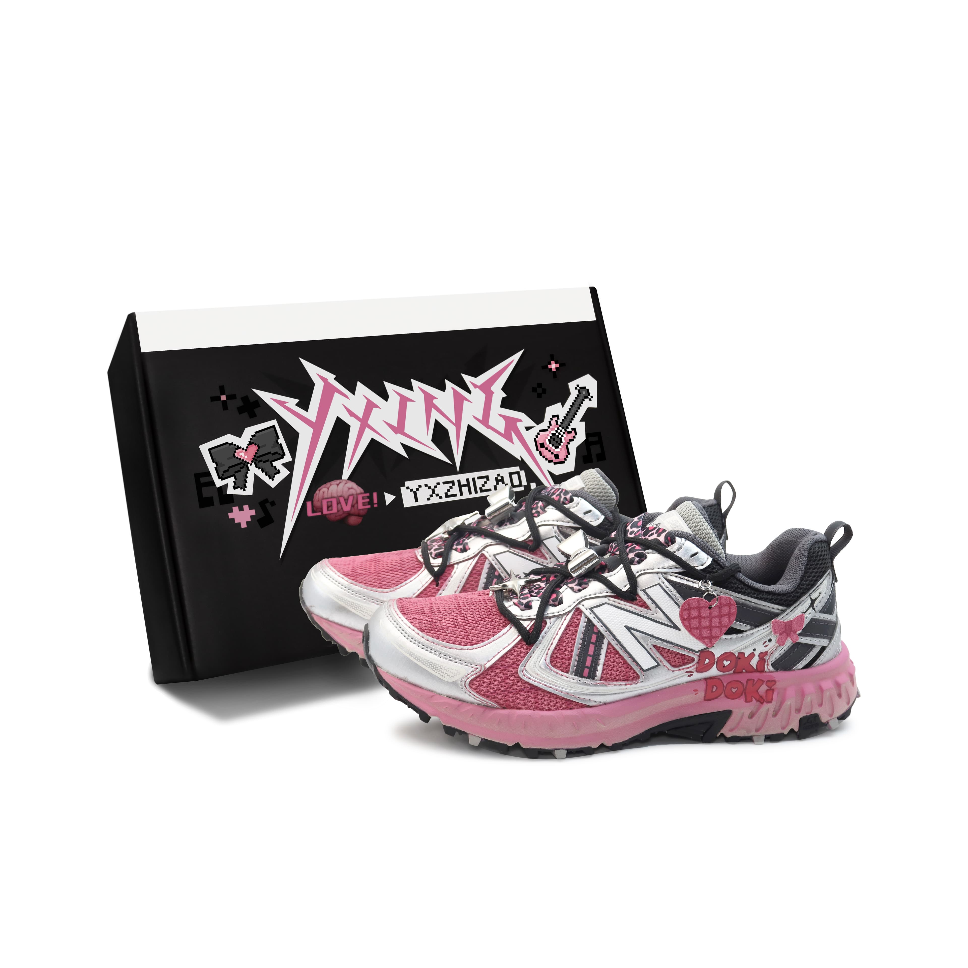 New Balance NB 410 Running Shoes Unisex Black Pink