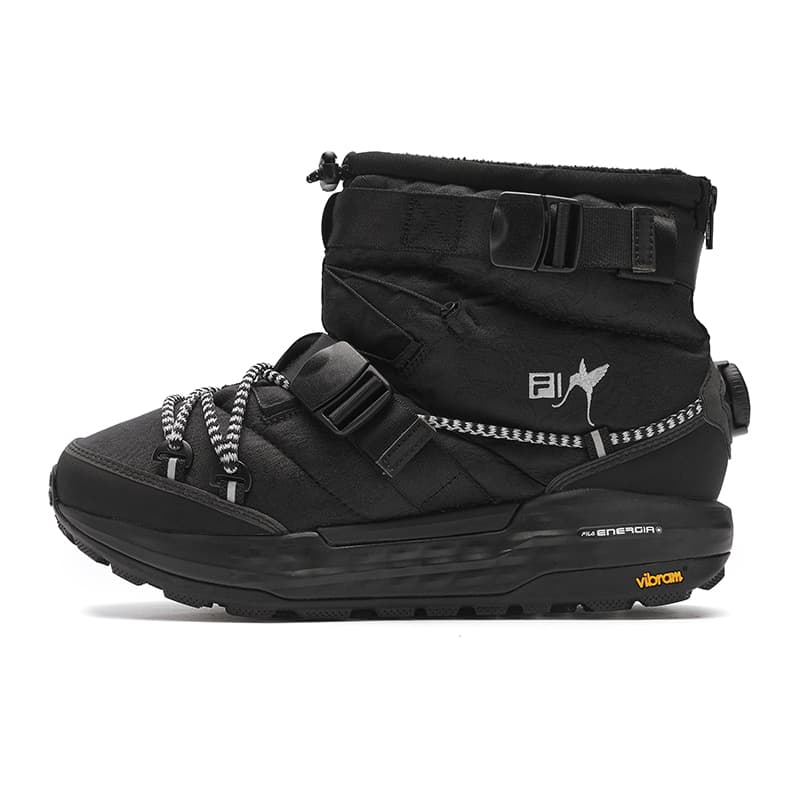 James Jean x FILA BOA EXPLORER 2 Wear-Resistant Fashion Short-Cut Outdoor Boots Men's Black