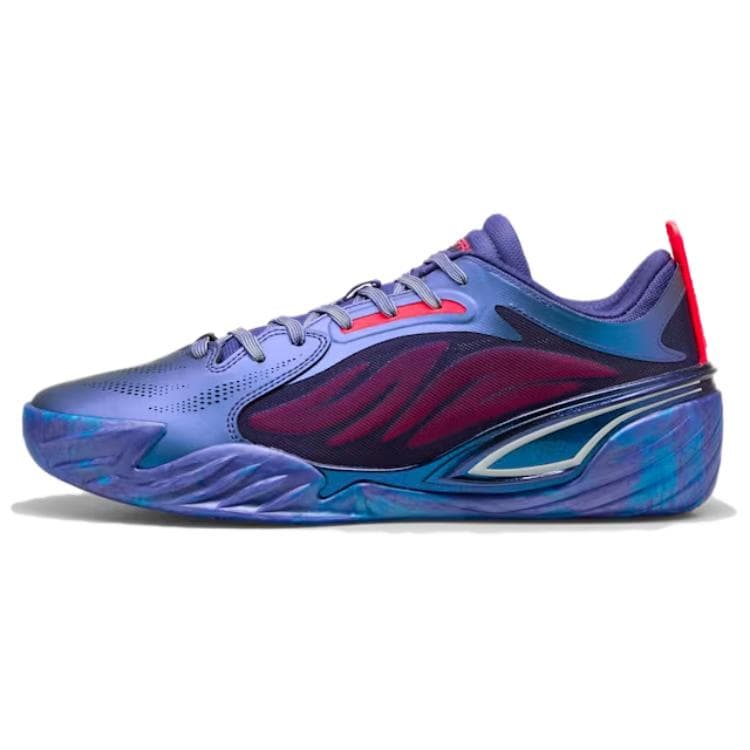 PUMA All-Pro Nitro Anti-Slip Wear-Resistant Low-Top Basketball Shoes Men's Blue