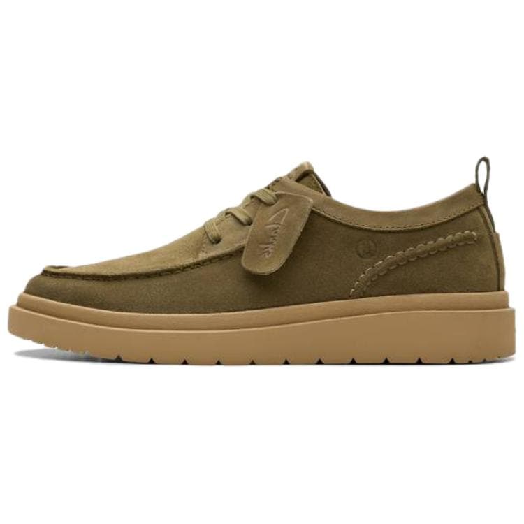 Clarks British Retro Lightweight Casual Shoes Men's Olive Green