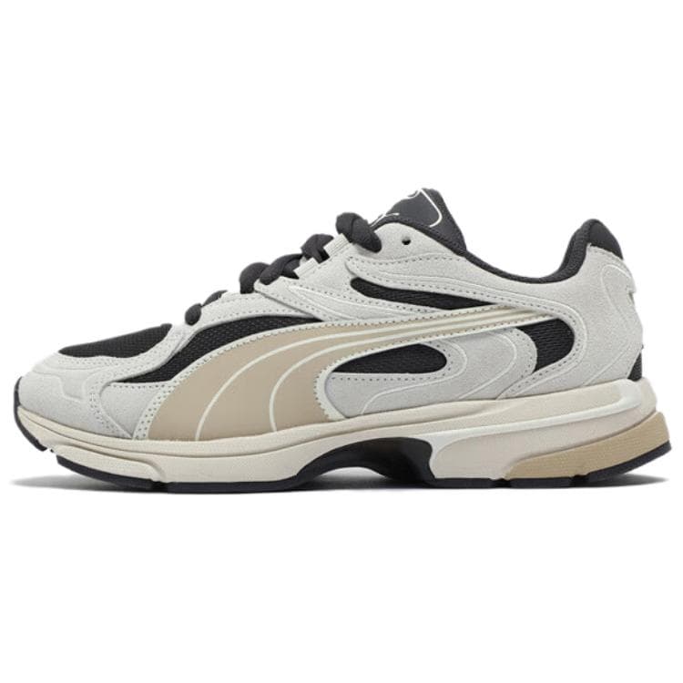 PUMA Anti-Slip Wear-Resistant Low-Top Casual Shoes Unisex White Black