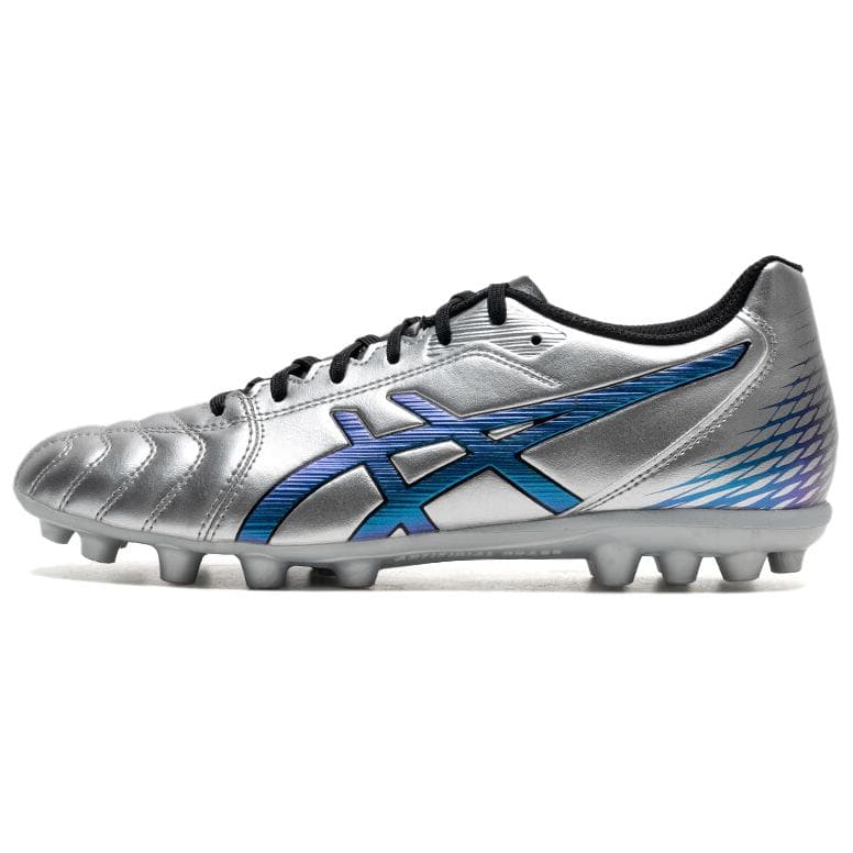 Asics Ds Light Club Comfortable Versatile Lightweight Durable Soccer Shoes Unisex Silver Blue