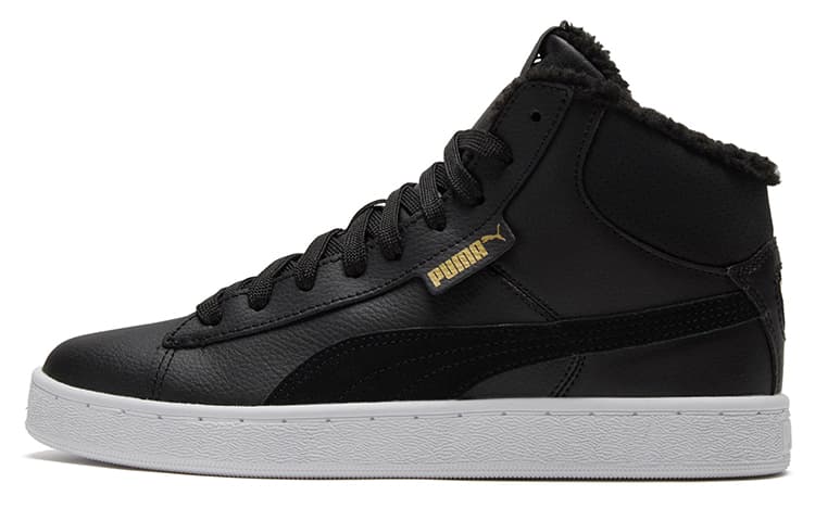 PUMA 1948 Mid Lfur Mid Top Fleece Lined Casual Skate Shoes Unisex Black