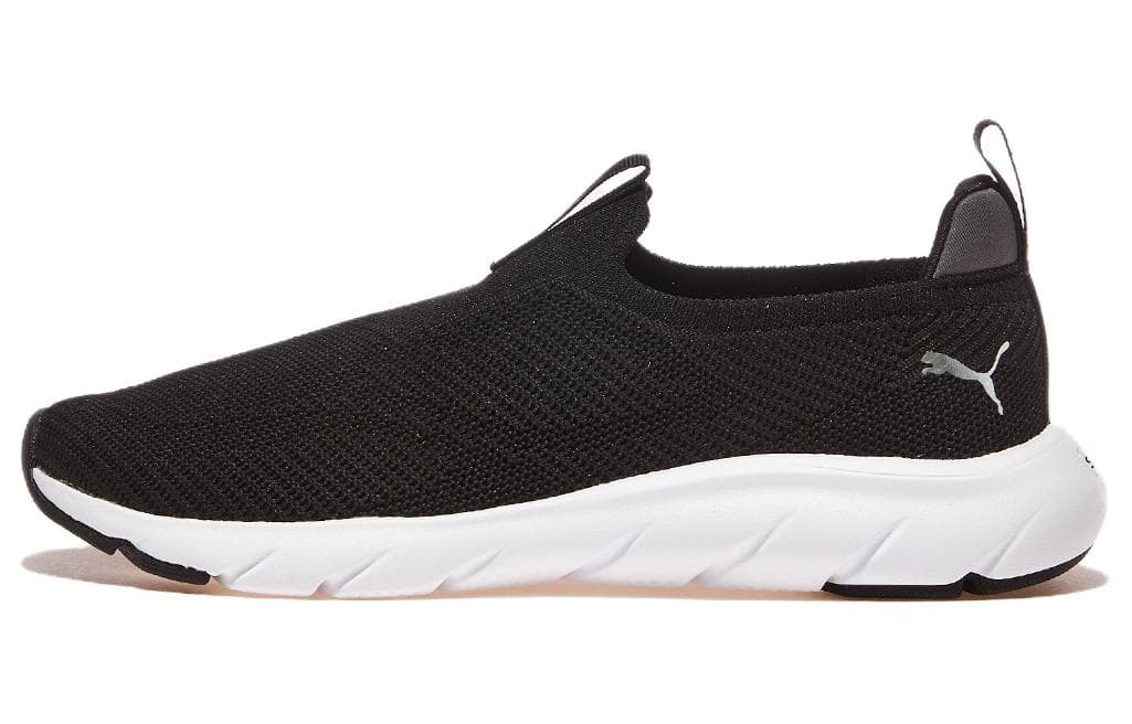 PUMA Softride Fashion Comfortable Shock-Absorbing Wear-Resistant Low-Top Casual Running Shoes Unisex Black White