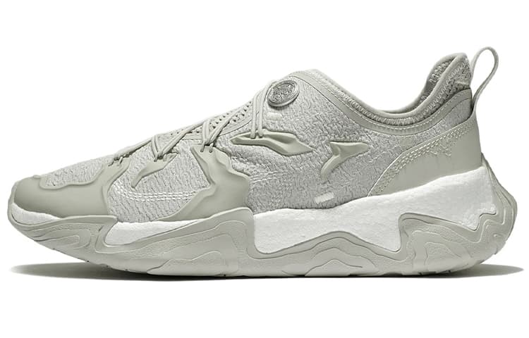 LiNing Jackie Chan Collection Casual Shoes Men Low-Top Seed Yellow Gray