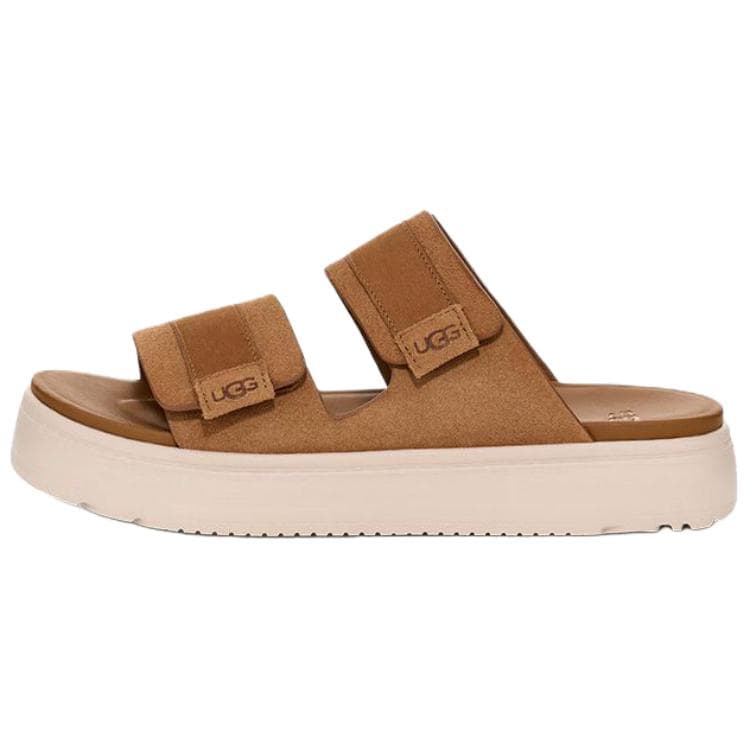 UGG Zayne Slide II Casual Comfort EVA Anti-Wear Single Strap Slippers Women's Chestnut