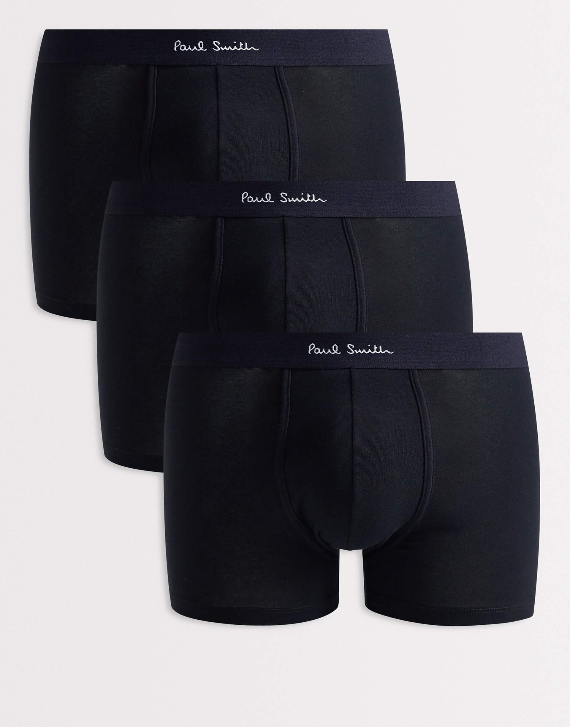 PS Paul Smith briefs 3 pack with black waistband in black