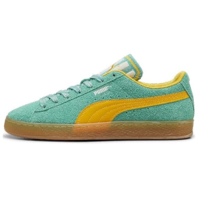PUMA Suede Anti-Slip And Wear-Resistant Lightweight Low-Top Skateboard Shoes Unisex Green