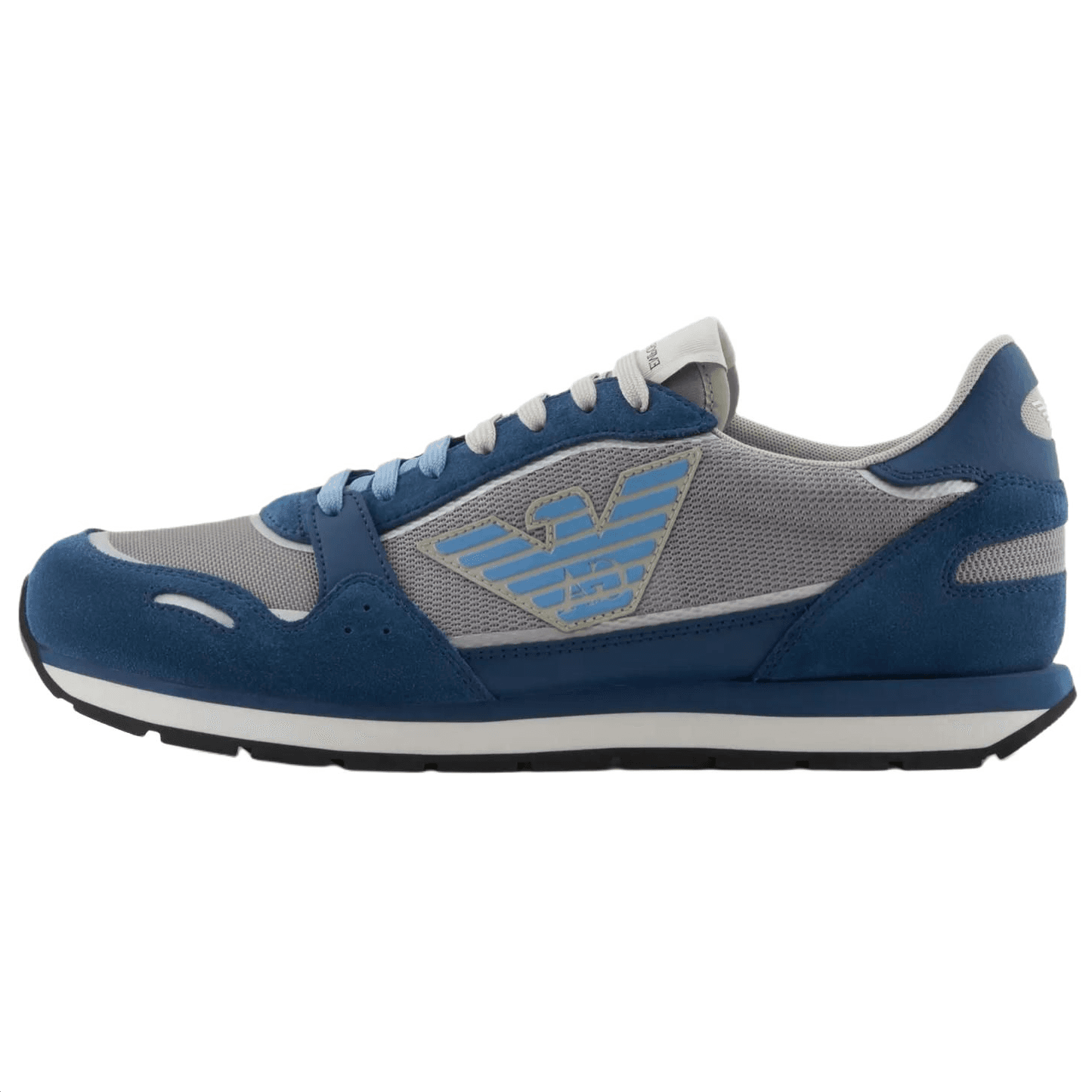 EMPORIO ARMANI Round Toe Lace Up Sneakers