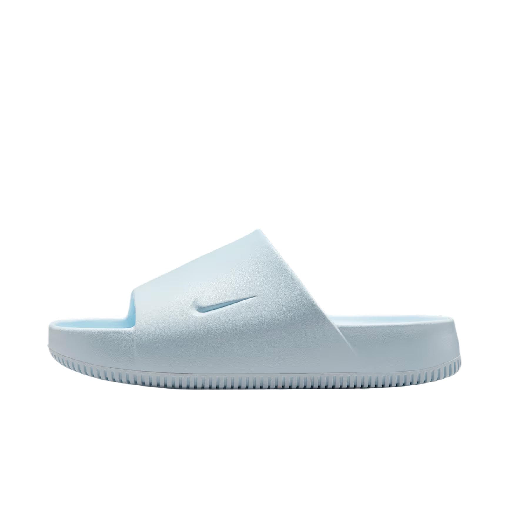 Nike Calm Comfort Fashion Trendy Versatile Rubber Sole Anti-Slip Slide Sandals Women's Blue