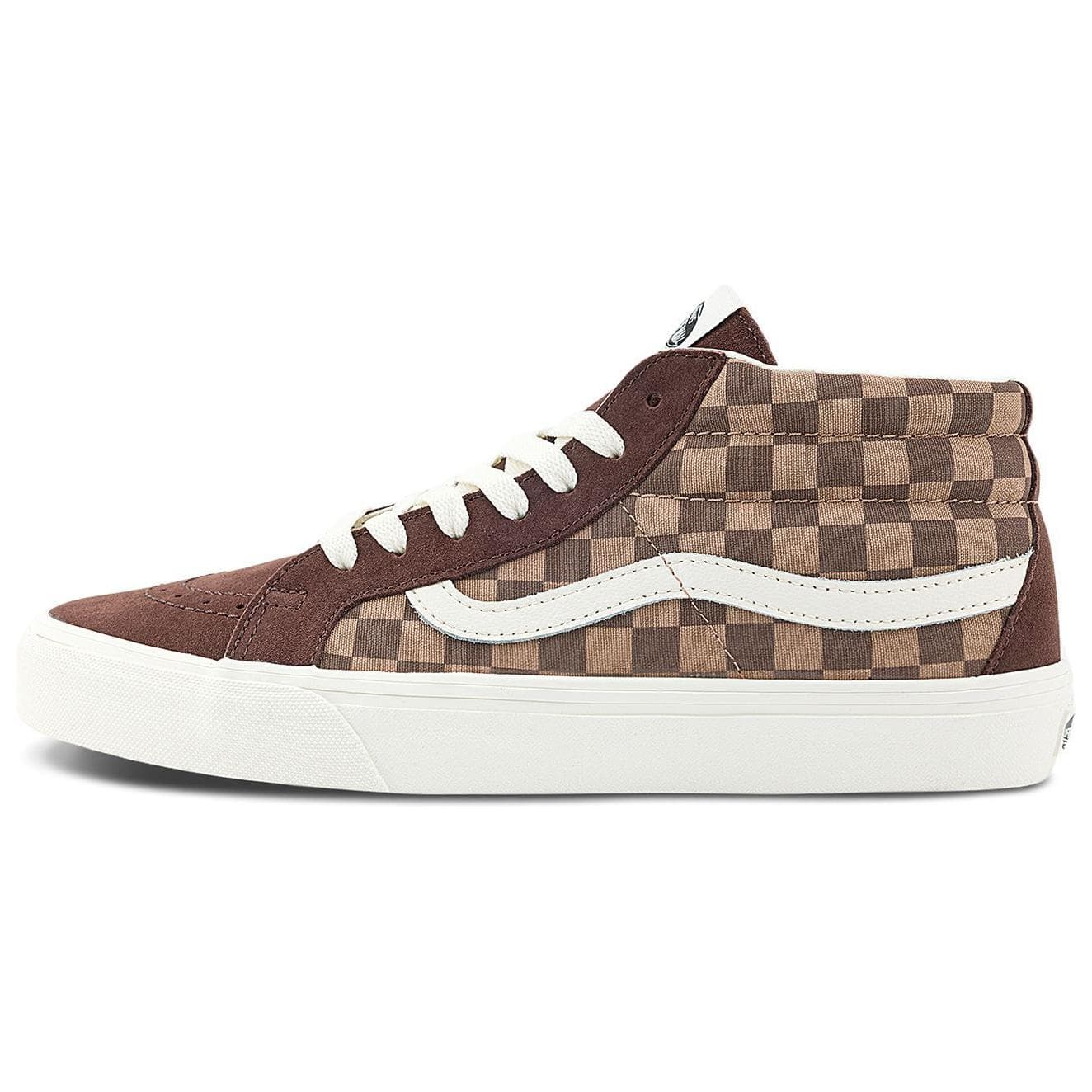 Vans SK8 Skateboard Shoes Unisex Mid-Top Coffee