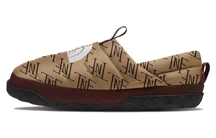 THE NORTH FACE Nuptse Mules 'Almond Butter Monogram'