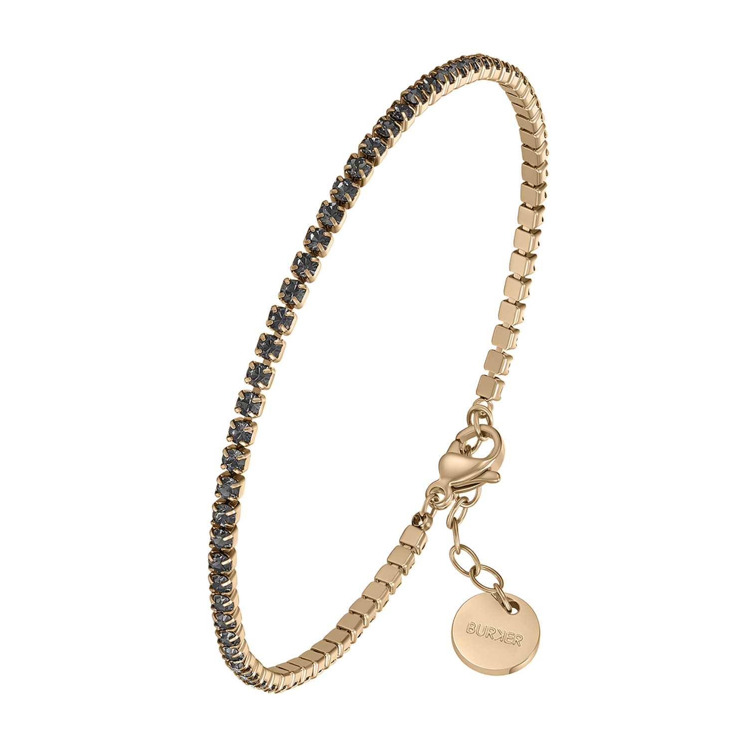 Ava Petite Gold Black Bracelet