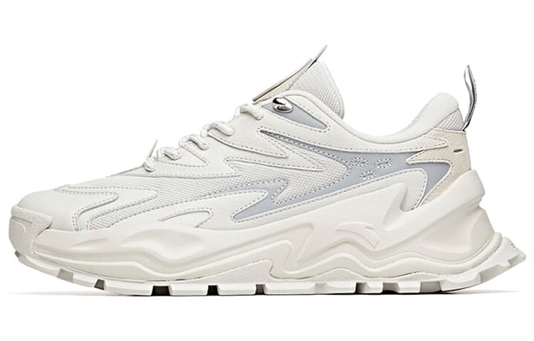 Anta Life Collection Low-Top Chunky Sneakers Men's Gray White