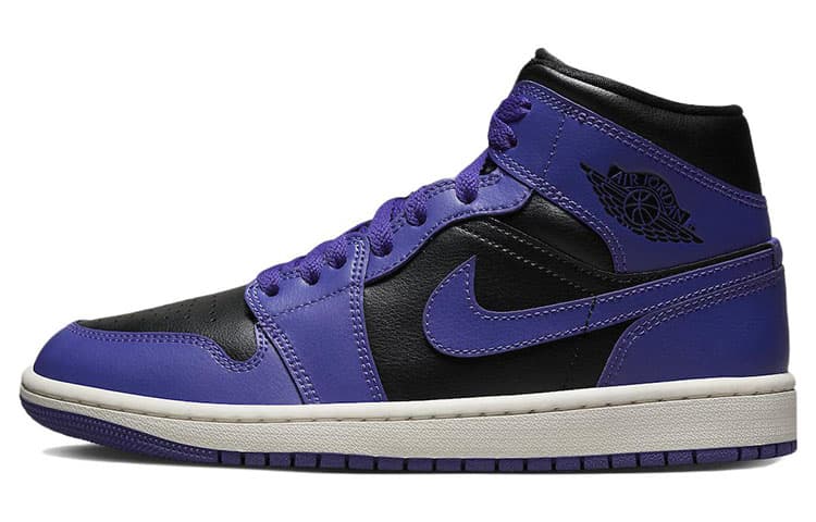 JORDAN 1 Mid Purple Black Women's