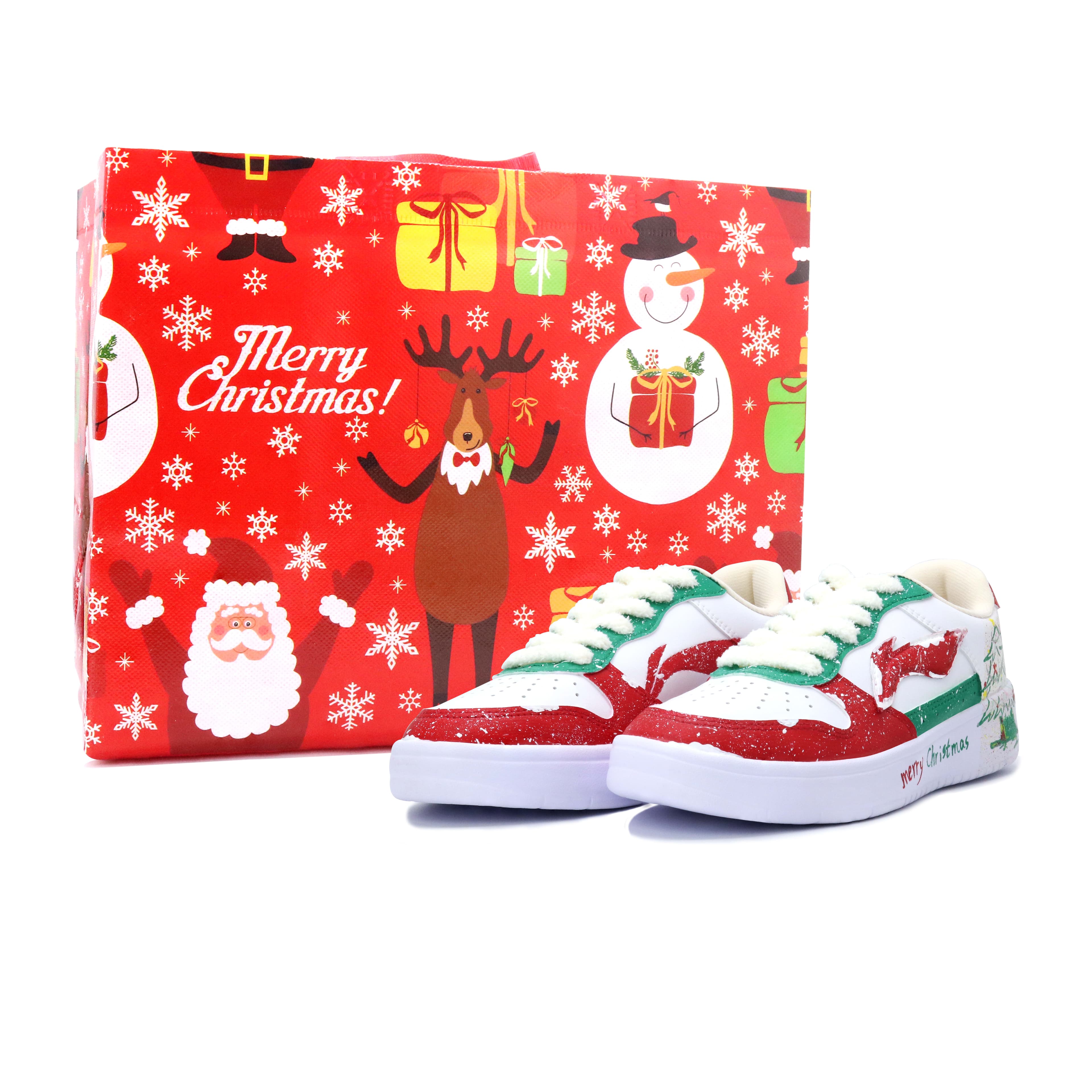 LiNing Pontoon Boats Cushioned Slip-Resistant Low-Top Skateboard Shoes Women's Red White Green