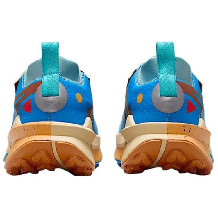 Nike ZoomX Zegama Trail Anti Slip Wear Resistant Low Top Running Shoes Men's Blue