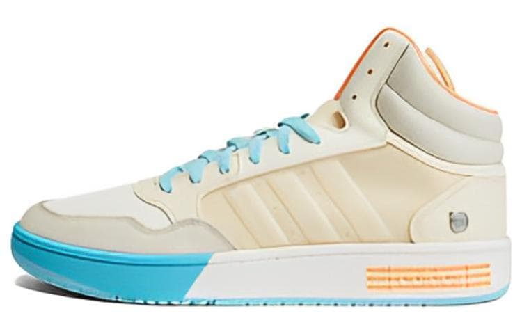 Adidas Neo Hoops 3.0 Mid Shoes 'Beige Blue'
