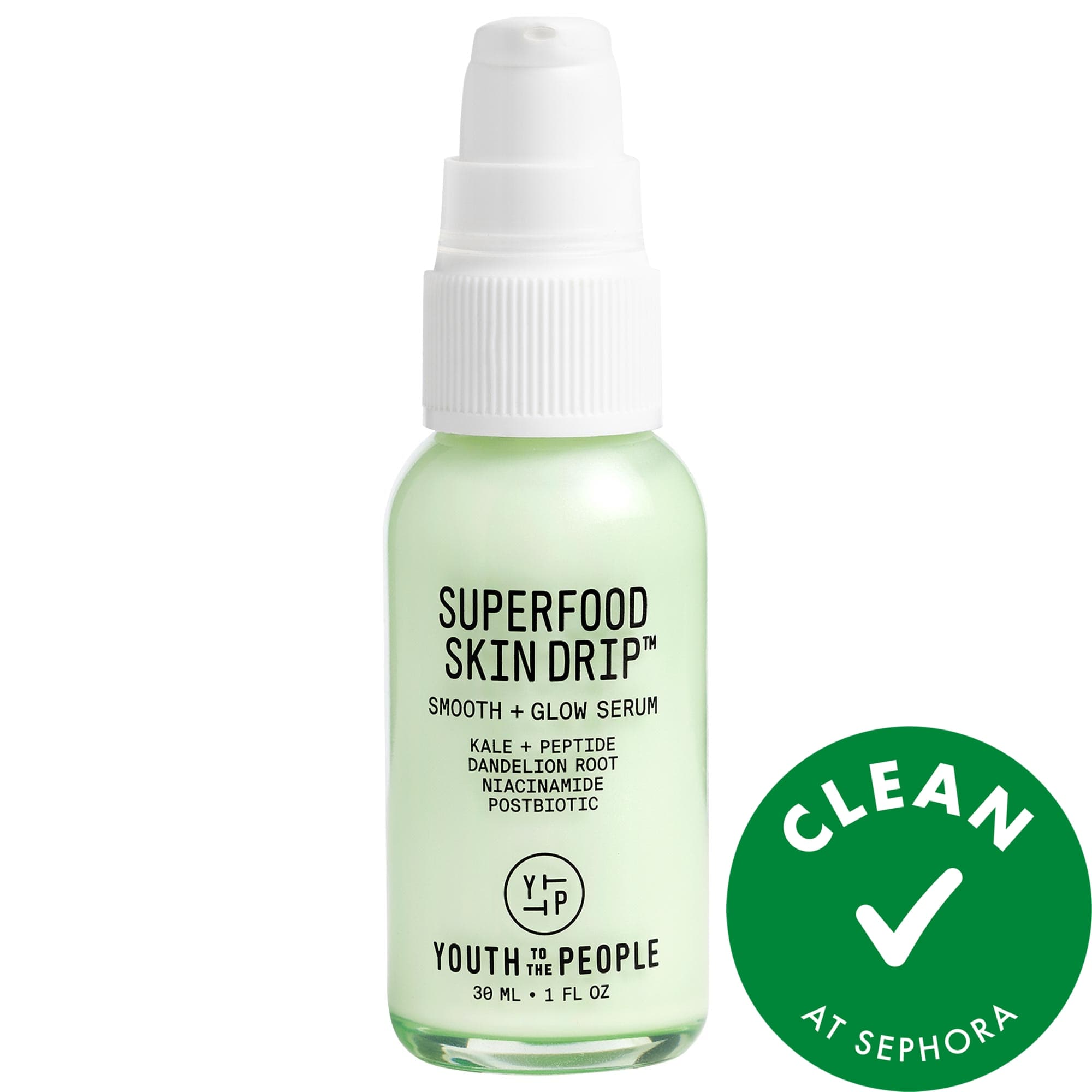 Superfood Skin Drip Smooth + Glow Barrier Serum with Peptides + Niacinamide