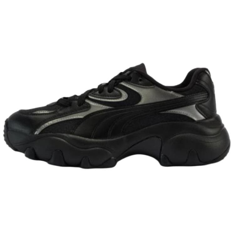 PUMA Pulsar LITE SHIMMERY Versatile Comfort Wear-Resistant Low-Top Casual Lifestyle Shoes Women's Black