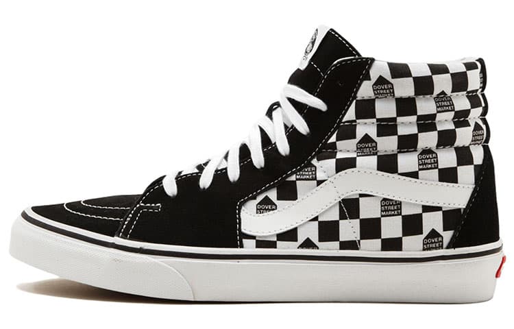 Vans Sk8 Hi Dsm Checkerboard Black White