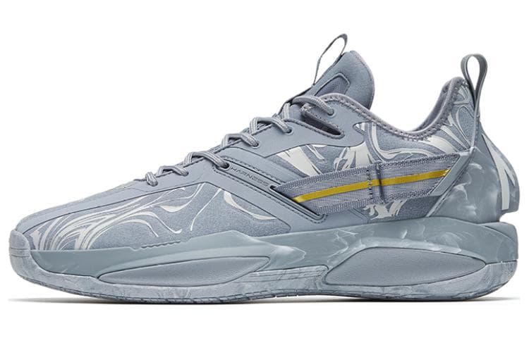 ANTA GH3 Basketball Shoes Men Low-Top Marble/Gray