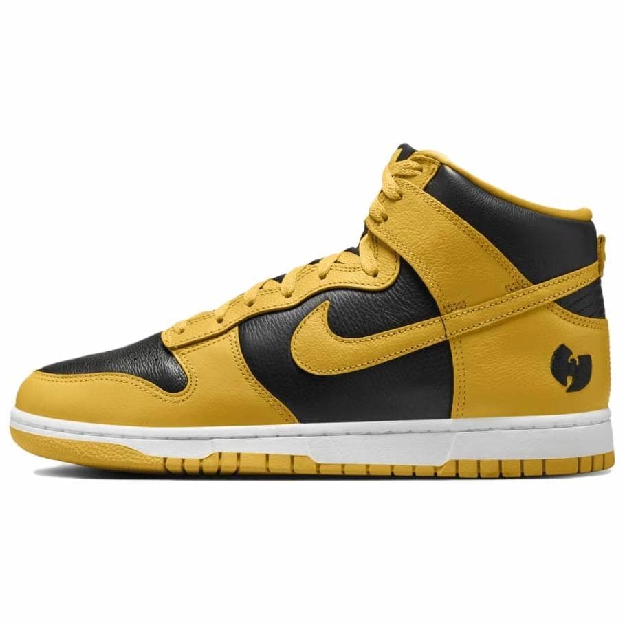 Wu-Tang x Nike Dunk High Skate Shoes Unisex Yellow/Black