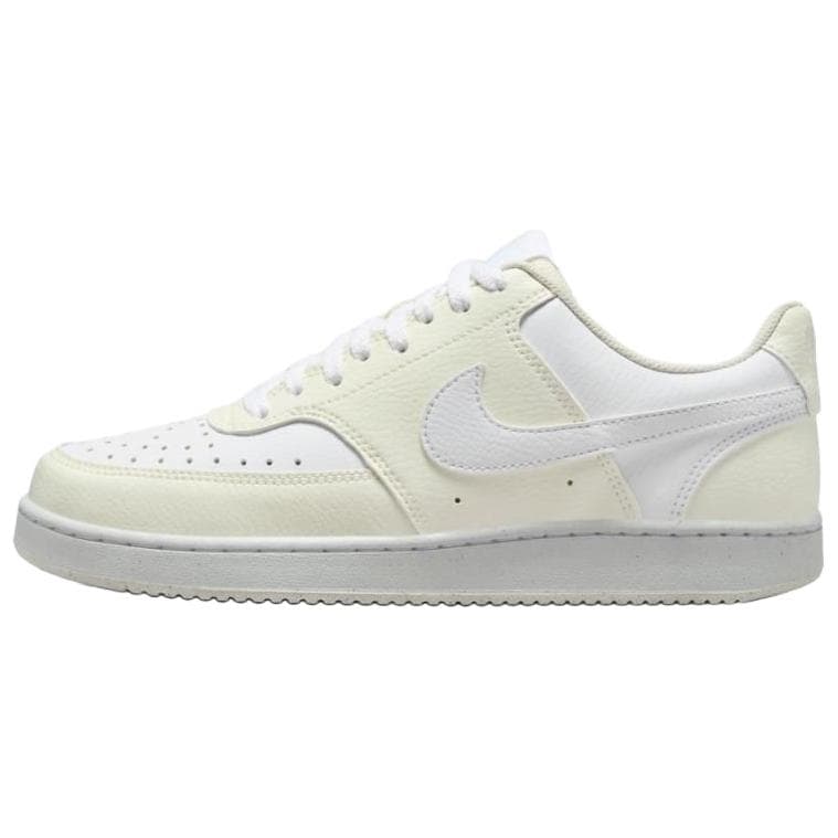 Nike Court Vision Versatile Comfortable Slip-Resistant Wear-Resistant Low-Top Sneakers Women's Yellow White