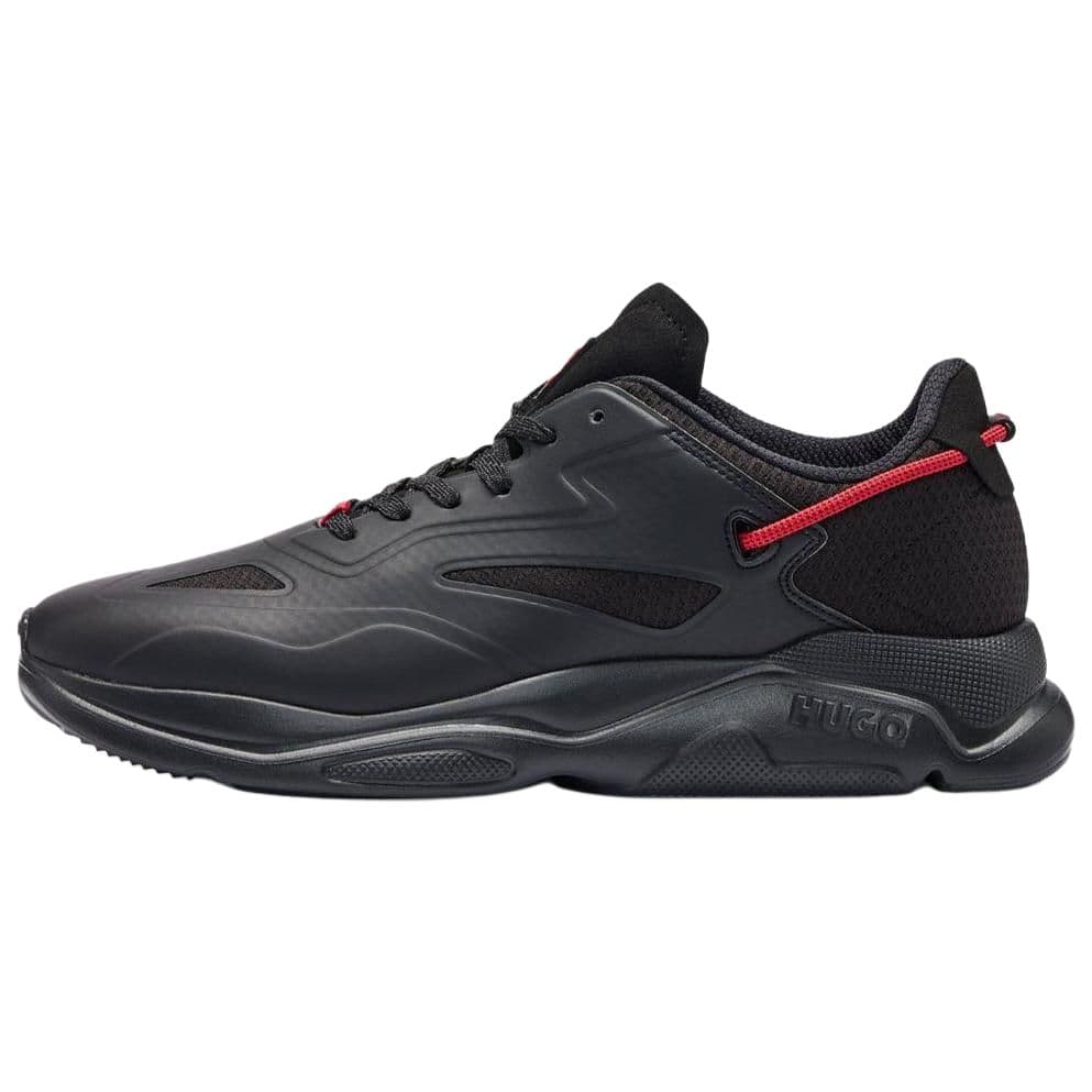 HUGO BOSS Comfort Lace-Up Lightweight Low-Cut Casual Shoes Men's Black