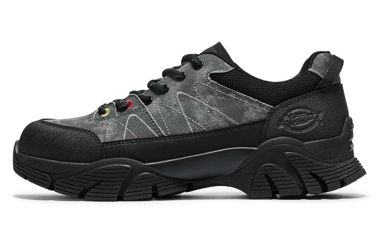 Dickies Fabric TPU River Tracing Thick-Soled Wear-Resistant Low-Top Outdoor Functional Shoes Men's Grey Green Black