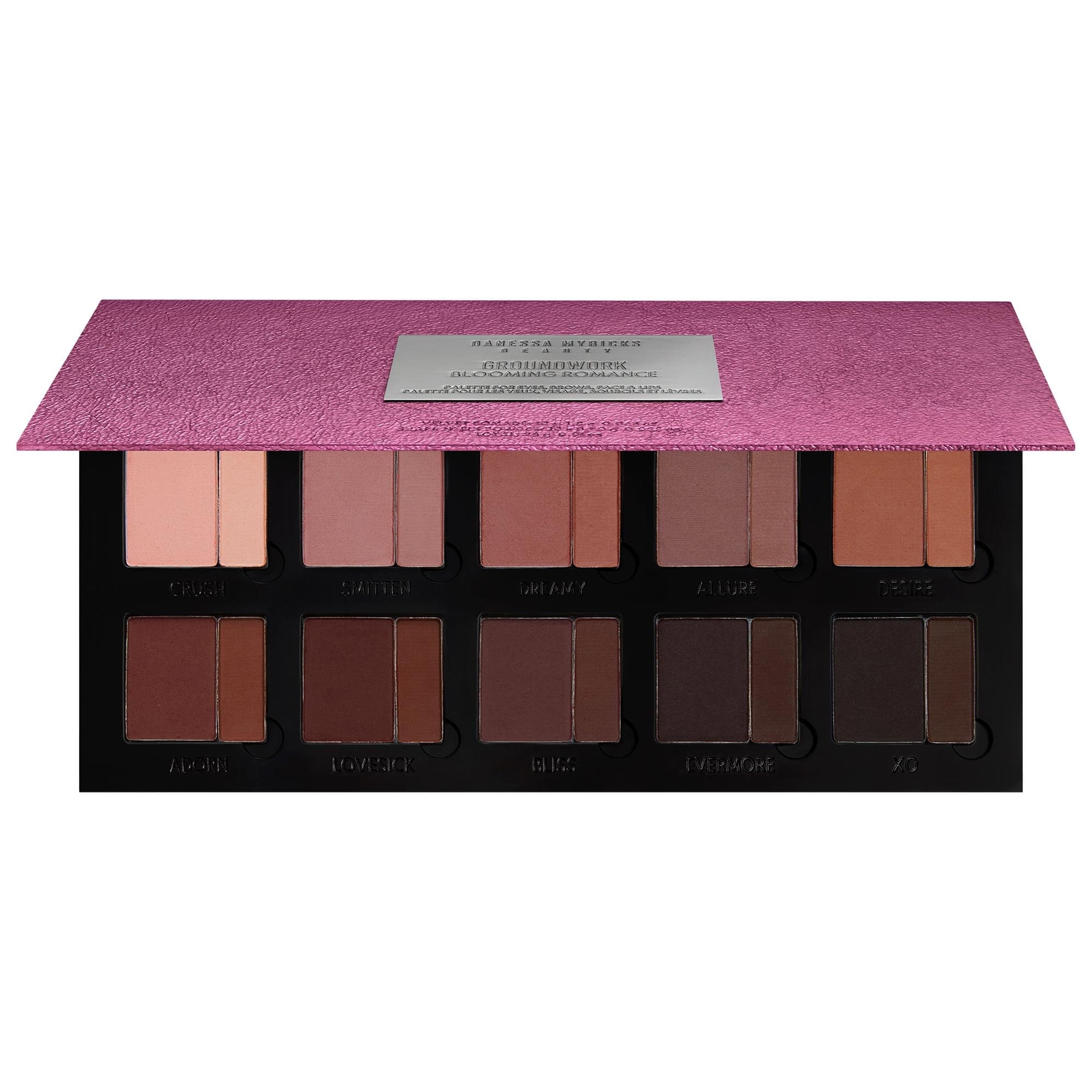 Groundwork: Blooming Romance - Palette For Eyes, Brows, Face & Lips