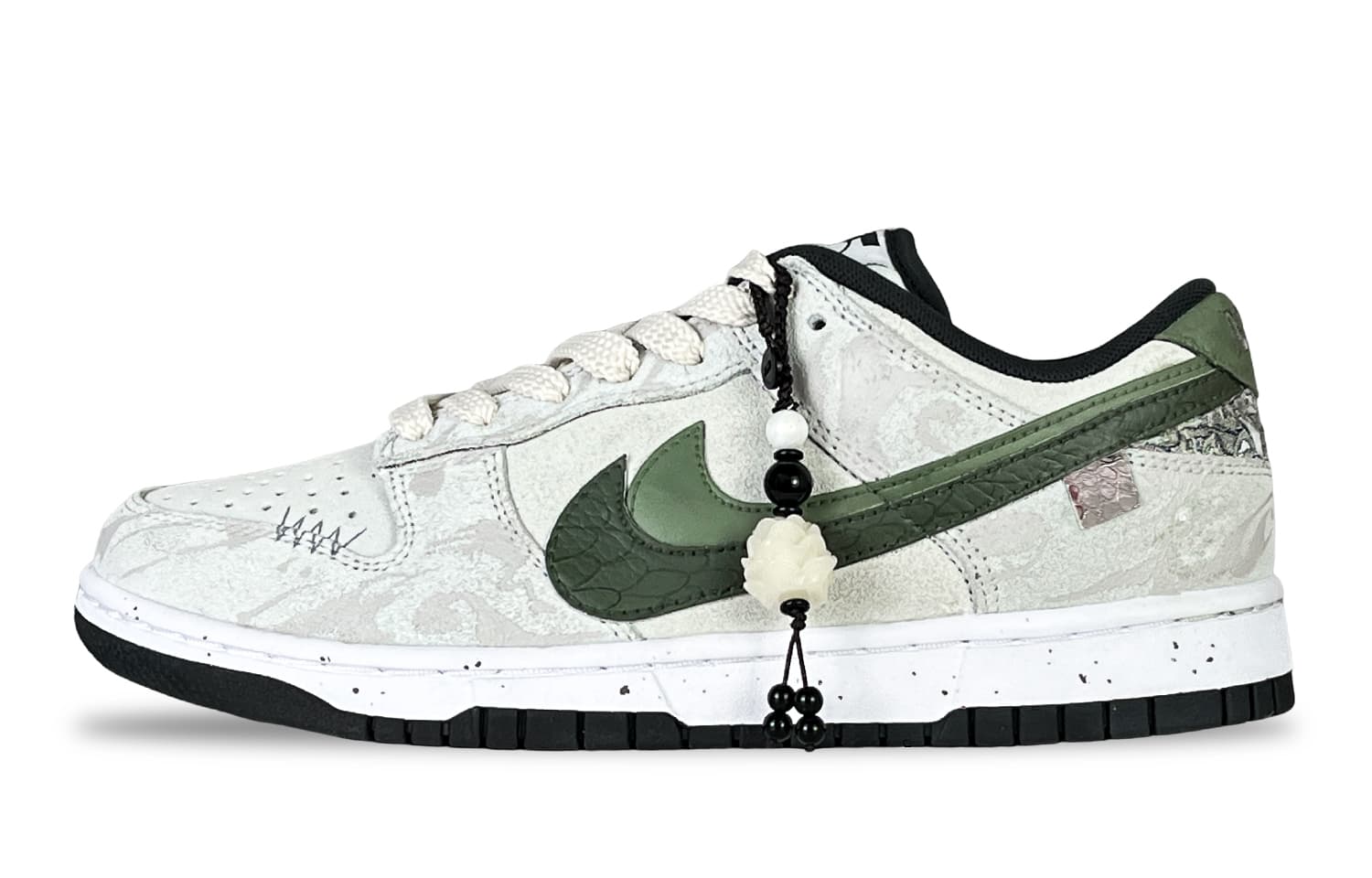 Nike Dunk Anti-Slip Wear-Resistant Low-Top Skateboard Shoes Unisex Green