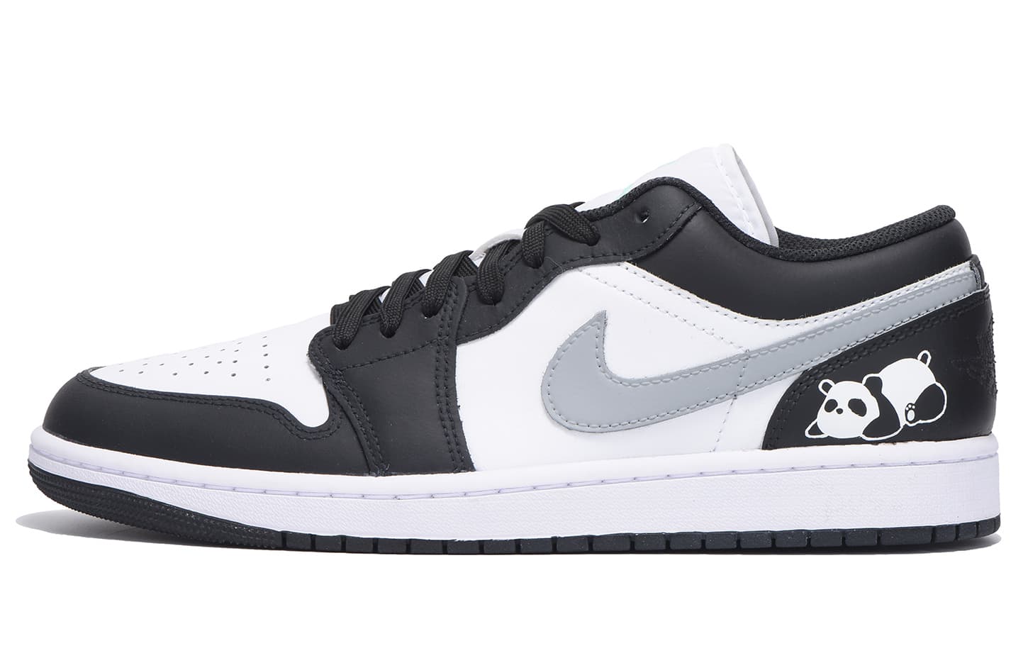 JORDAN Air JORDAN 1 Vintage Basketball Shoes Men Low-Top Black Gray