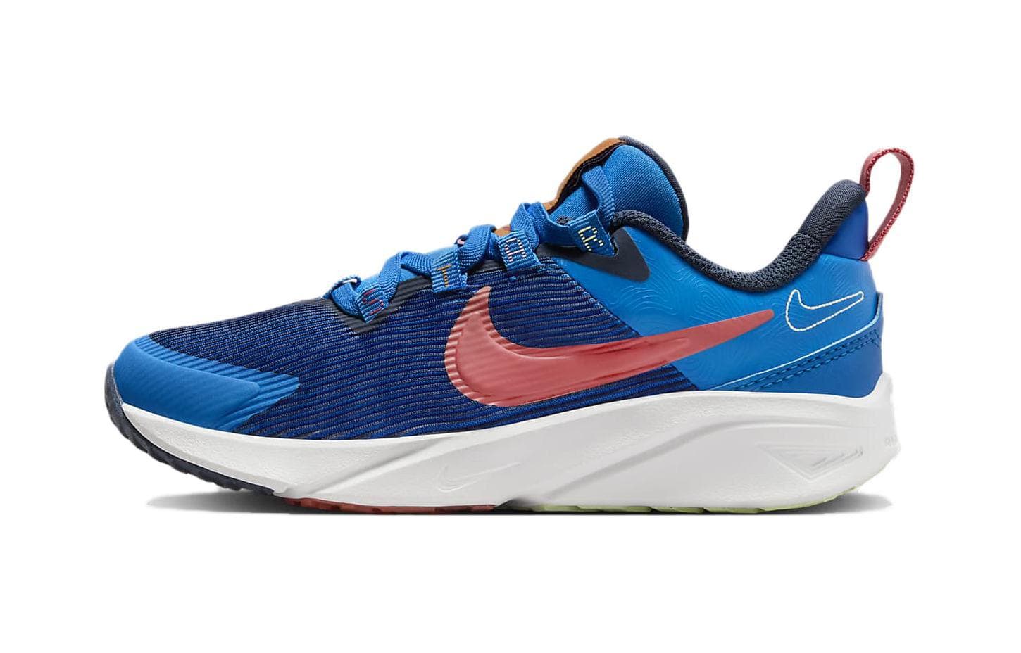 Nike Star Runner 4 Cushioning Low-Top Kids' Running Shoes Blue Children Aged 3-7 Years Old